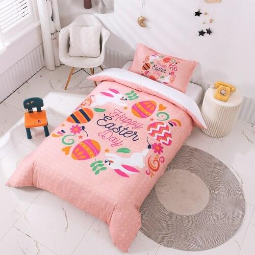 Happy Easter 3D Printed Bedding Set Kids Adults Duvet Cover King Queen Full Twin Size for Bedroom Decor