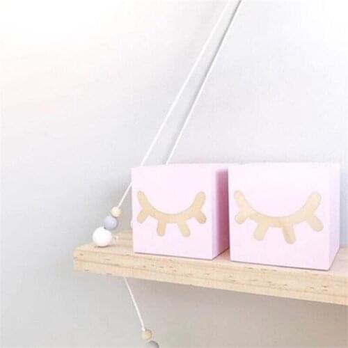 Heart Model Block DIY Wood Room Home Kawaii decoration INS Wall props Baby Infantil for Doll Toy Kids Birthday Christmas Gift
