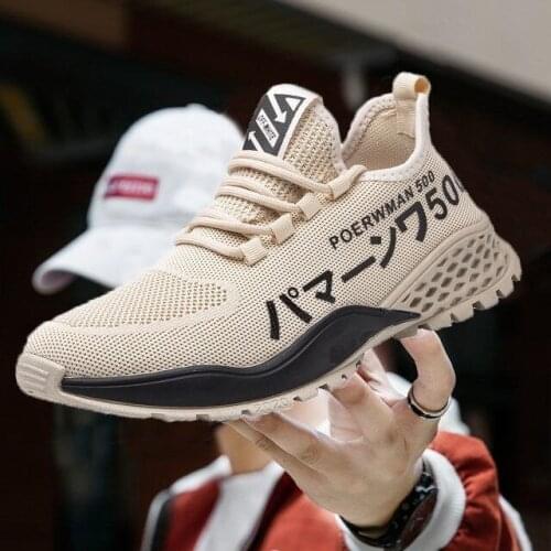 Summer Breathable Mesh Men Casual Shoes Non-slip Lace Up Mixed Colors Mens Sneakers Rubber Basic Male Flat Shoes