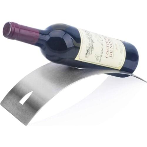 Kitchen Barware Bar Tools stainless steel arched bridge wine rack red wine holder holders Bottle Display Stand Bar Accessory