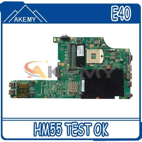Akemy DAGC5AMB8H0 For Lenovo Thinkpad E40 Laptop Motherboard FRU 04W3600 63Y2130 63Y1596 PGA989 HM55 100% Test Work