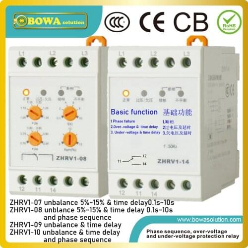 Multi-functional voltage relay is great choice for air conditioners, elevators, pumps, fans & other motor control applicaions