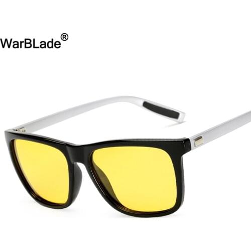 WarBLade Day Night Vision Goggles Driver Polarized Sunglasses For Mens Car Driving Glasses Vintage Outdoors Male Eyeglasses