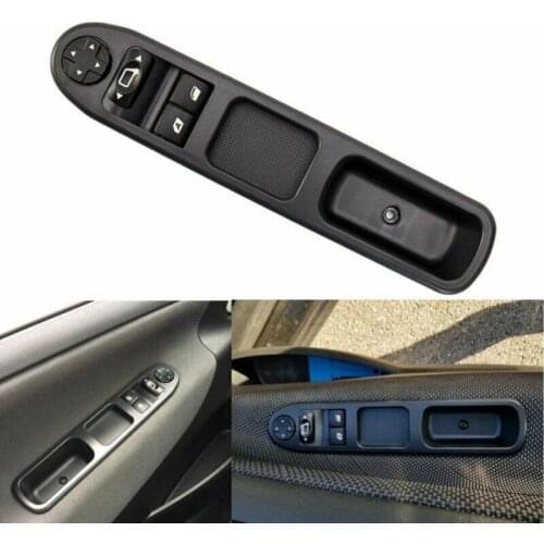 Front Left Driver Side Power Master Control Window Switch For Peugeot 207 For Citroen C3 For Picasso 2007-2014 6554.QC