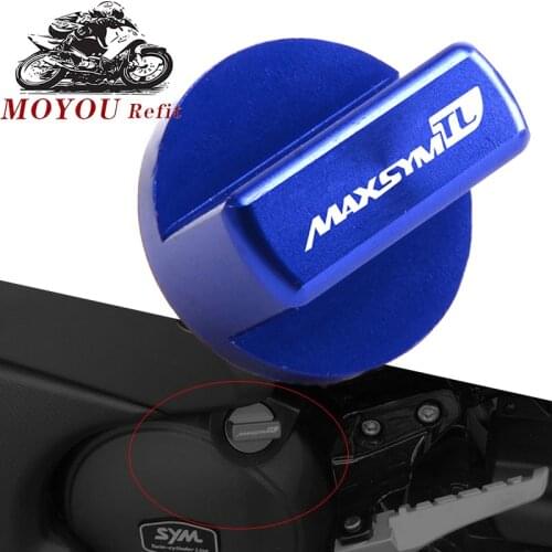With LOGO For SYM MAXSYM TL 500 Maxsym TL500 2019 2020 Motorcycle CNC Accessorie Oil Filler Fill Cap Plug Cover Engine Oil Cup