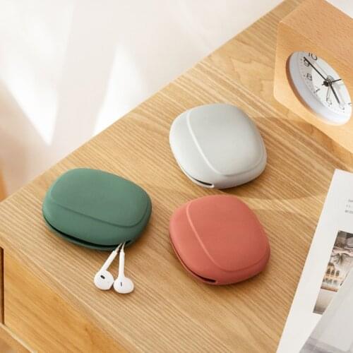 Storage Bag Mobile Phone Data Cable Finishing Bag Silicone Earphone Box Organizer Womens Small Cosmetic Object Storage Drosphip