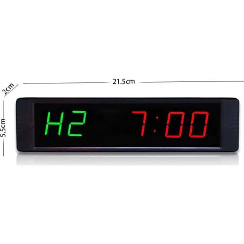 1 inch gym equipment sports electronic led timer digital crossfit training clock