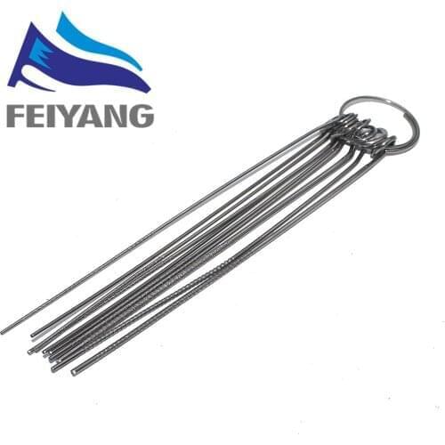 10 kinds Stainless Steel Needle Set PCB Electronic Circuit Through Hole Needle Desoldering Welding Repair Tool 80*0.7-1.3mm