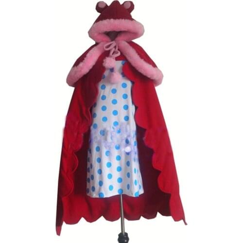 2017 ONE PIECE Sugar Cosplay Costume Custom Any Size cape with dress