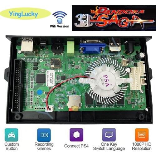 2020 Newest 3D Pandora saga 4188 in 1 Arcade Box Motherboard Support Usb for TV PC PS3 arcade console pandora box