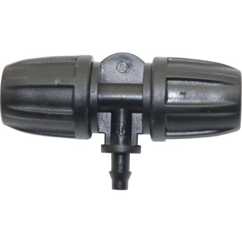 Automatic Watering Lock Nut Hose Connector 8/11 To 4/7mm Barbed Lock Tee Elbow End Plugs Pipe Adapter Irrigator Fitting 5 Pcs