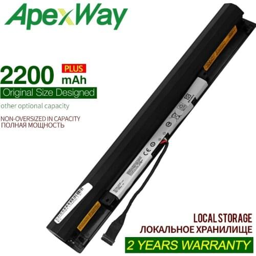 Apexway 14.6v 2200mAh L15L4A01 laptop battery for Lenovo Lenovo V4400 Ideapad L15S4A01 L15L4A01 15IBD 100-15IBDTianYi100-1414IBD