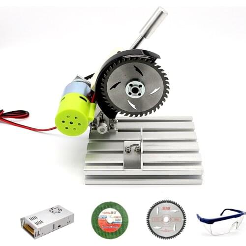 Aluminum miniature table saw high precision cutting machine DIY model saws precision carpentry chainsaw