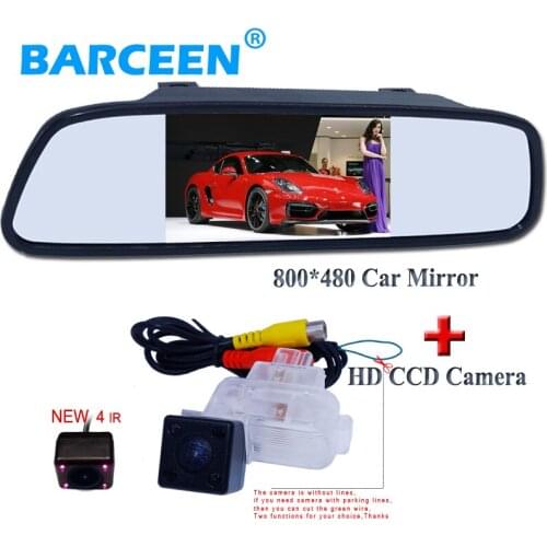Car rear reversing camera orrigianl with hot seling car screen mirror 4.3" for Mazda 6/M 6 2014