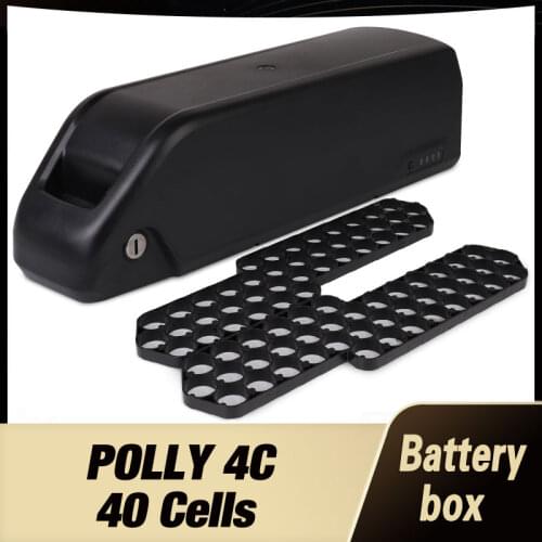 Battery box Battery Case Polly 4C Down Tube Downtube E-bike Electric bike Battery Housing 10S4P 13S3P Nickle strips 21700 cells