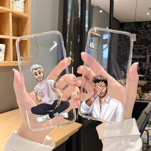 Zayn malik Aesthetic Amazing landscape Phone Case Transparent for iPhone 6 7 8 11 12 s mini pro X XS XR MAX Plus SE cover funda