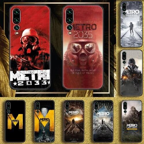 Game Metro 2033 Phone case For Samsung Galaxy A 3 5 7 8 10 20 21 30 40 50 51 70 71 E S 2016 2018 4G black pretty prime luxury