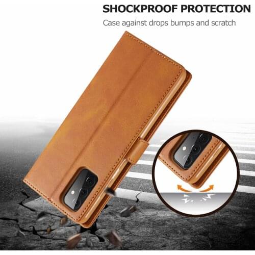 Flip Magnetic Leather Case For Samsung A32 A42 A12 A52 A72 A02S A01 A51 A71 5G A31 A41 A50 A70 A40 A20 S21 Wallet Card Cover
