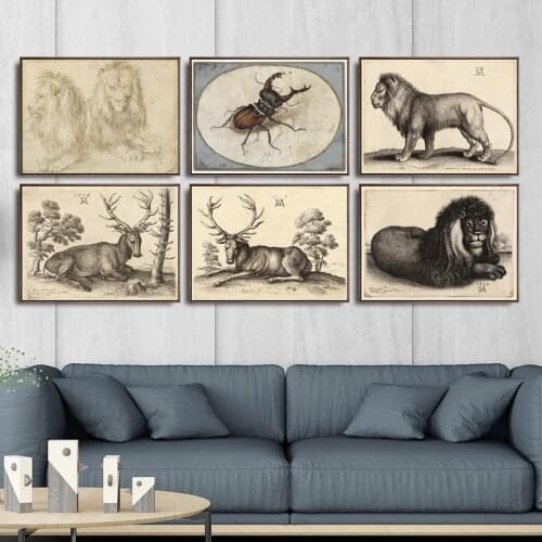 Home Decoration Print Canvas Art Wall Pictures for Living Room Poster Canvas Printings Paintings German Albrecht Durer