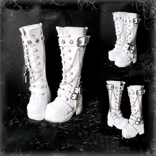 1/4 1/3 scale BJD Punk boots leather shoes for BJD MSD SD13 SSDF Uncle doll accessories,Not included doll and other A0666