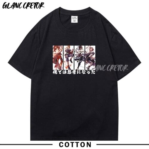 2021 Harajuku Hot Japanese Anime T Shirt Men manga Graphic Tees Funny Cartoon Tshirt Male