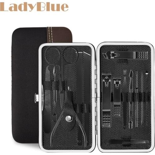 15PCS/SET Manicure Nail Clipper Set Household Stainless Steel Ear Spoon Nail Clippers Manicure Tool Pedicure Nail Scissor