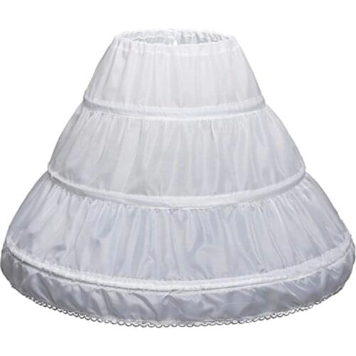 New Arrival Flower girls Dress A-line Petticoat Underskirt Crinoline Skirt Nylon Children Accessories Petticoats