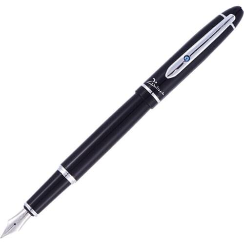 Picasso Diamond pen clip Pimio Elegant Fountain Pen 0.5 Nib Classic Writing Ink Pen and Original Gift Box for Office Business