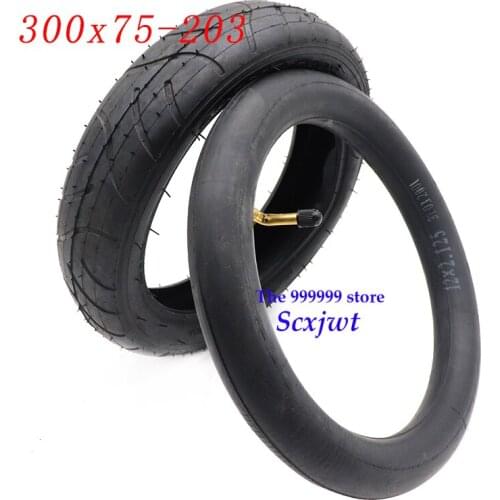 Pneumatic tire 300X75-203 tyre inner tube and outer tyre for Childrens tricycle baby trolley accessories 300*75-203