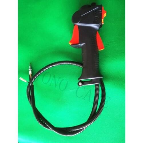 THROTTLE LEVER CABLE & HANDLE BAR FOR BACKPACK BRUSH CUTTER TRIMMER THROTTLE CONTROL HANDLE ASSEMBLY PARTS