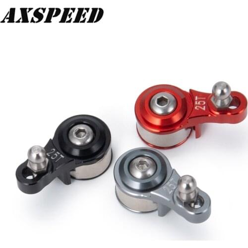 AXSPEED 25T Aluminum Alloy Adjustable Damping Servo Arm for 1:10 RC Crawler Car Traxxas TRX4 TRX6 Upgrade Parts