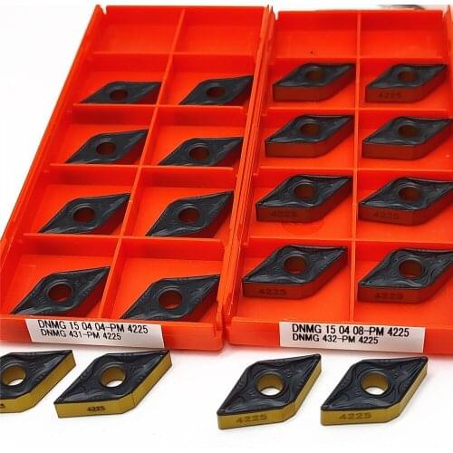 Turning Tool Insert DNMG150404 PM 4225 Carbide Insert DNMG150408 PM4225 External Turning Tool Metal Turning Insert CNC Tool