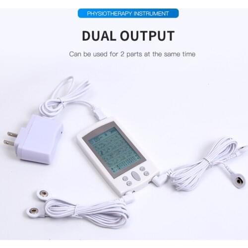 16 Modes Lightweight Smart Electric Muscle Stimulator Physiotherapy Dual Output Pulse Massager Muscle Stimulator Healthy Care