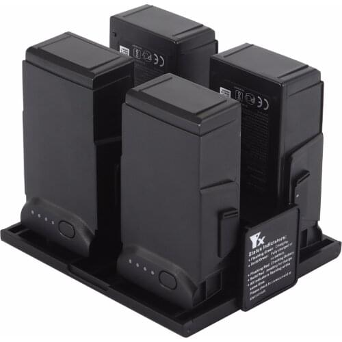 4 in 1 Portable Drone Battery Charger For DJI Mavic Air Converter Battery Charging Hub Smart Charger digit LED Screen