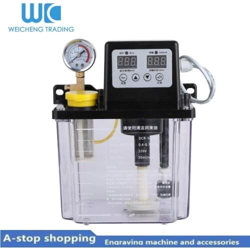Automatic lubricating oil pump machine tool CNC lathe oiling machine 220V electromagnetic lubricating pump piston