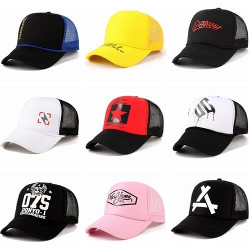 Summer Baseball Cap For Women and Men Snapback Adjustable Breathable Casual Cotton Hip Hop Mesh Trucker Sun Dad Hat Dropshipping