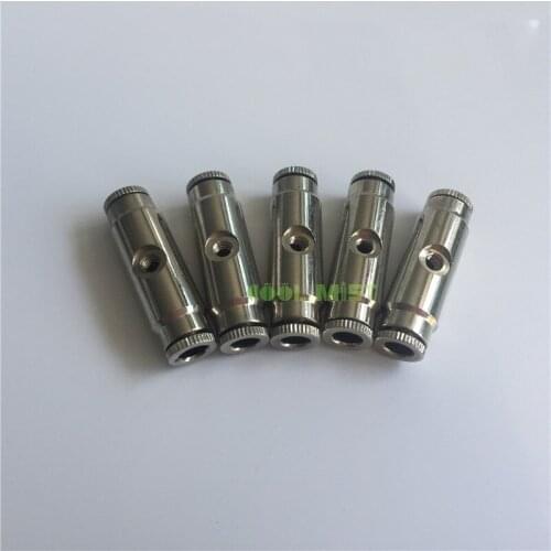 H275 Free Shipping Slip Lock Connector with One Nozzle Seat Quick Coupling Connect 6.35mm Hose leak proof Nozzle Seats 5pcs/pack
