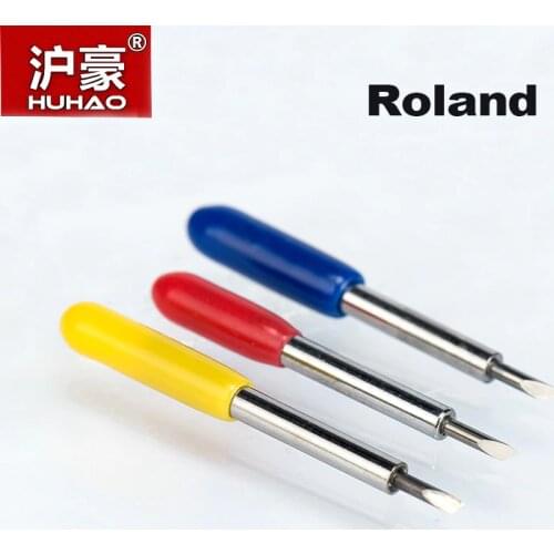 HUHAO 5PC/lot Roland Plotter Cutter 30/45/60 Degree Tungsten blades Cutting Plotter Vinyl Cutter Knife for ROLAND Cutter Blade
