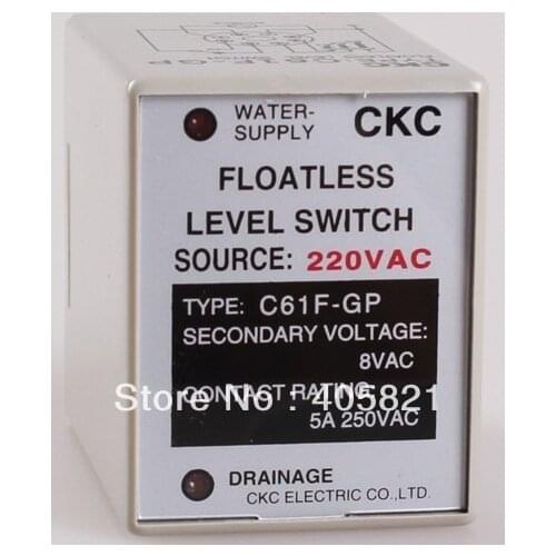 CKC water level controller /floatless level switch C61F-GP 220VAC 50/60Hz contact capacity 5A / 250V