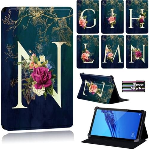 For Huawei MediaPad T310 9.6"/MediaPad (T1 /T3) 7.0 8.0/MediaPad (T1/T5)10/MediaPad T2 10 PRO Letter Leather Stand Cover Case