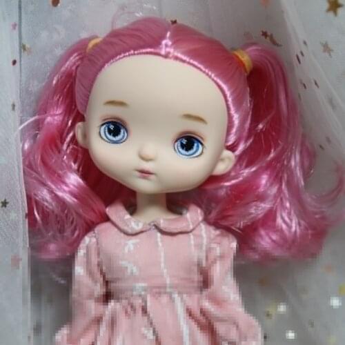 Cute Kawaii 13 Moveable Jointed Girl Doll Play House Toy BJD 1/8 Dolls Children Kids Birthday Gift Collection 17cm