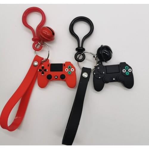 New Fashion Stereo Cartoon Game Console Keychain Keyring Childhood Exquisite Bag Car Hanging Fun Keychain Small Gift