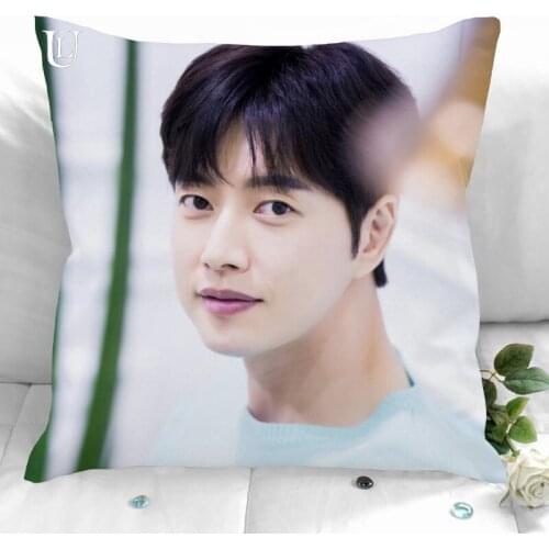 New Custom Park Hae Jin Pillowcases Printed Square Pillowcase Home Decorative Zipper Pillow Cover 35X35cm40X40cm(One Side)
