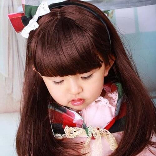 Lovely Adorable Boys Girls Hair Wig Full Head Children Wigs Cute Kids Daily Wearing Hairpiece For kids