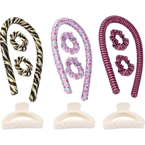Hair Curler Curling Ribbon Rod Heatless Headbands Roller Silk Hair Clip Curling Band Hair Straightener Styler Make Hair Curlers