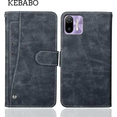 Luxury Wallet Ulefone Note 6 Case 6.1" Vintage Flip Leather Business Protective Cover For Ulefone Note 6 Case Phone Holder