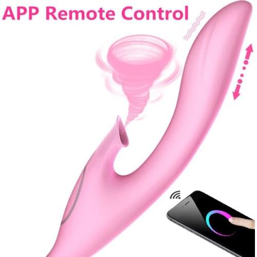 Smartphone App Remote Control G spot Vibrator Sex Oral Licking Tongue Clitoris Sucking Stimulator Massager Sex Toys for Women