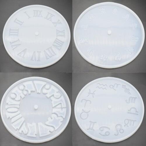 1Pcs Handmade Tool Silicone Pendant Jewelry Accessories Multifunction Clock Expoxy Mold Round Handcraft Jewelry