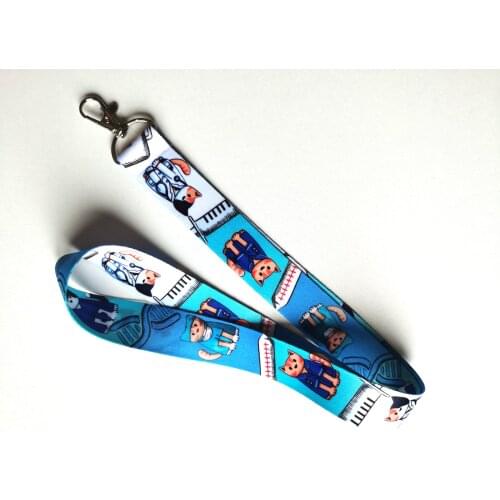 10 pcs Doctor Nurse Straps Lanyard ID Badge Holders Mobile Neck Keychains R-41