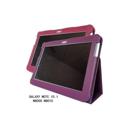 3 in 1 Luxury Litchi Pattern PU Leather Case Cover for Samsung Galaxy Note 10.1 N8000 N8010 Tablet +Screen Protector+Stylus